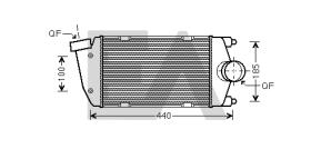 ElectroAuto 36A58005 - INTERCOOLER->APLICACION ORIGINAL PO