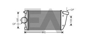 ElectroAuto 36A58012 - INTERCOOLER->APLICACION ORIGINAL PO