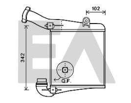 ElectroAuto 36A58013 - INTERCOOLER->APLICACION ORIGINAL PO