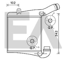 ElectroAuto 36A58014 - INTERCOOLER->APLICACION ORIGINAL PO