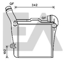 ElectroAuto 36A58020 - INTERCOOLER->APLICACION ORIGINAL PO