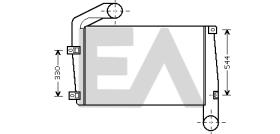 ElectroAuto 36A59008 - INTERCOOLER->APLICACION ORIGINAL RE