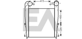 ElectroAuto 36A59012 - INTERCOOLER->APLICACION ORIGINAL RE