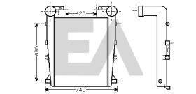 ElectroAuto 36A59014 - INTERCOOLER->APLICACION ORIGINAL RE