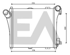 ElectroAuto 36A59015 - INTERCOOLER->APLICACION ORIGINAL RE