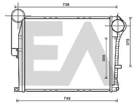 ElectroAuto 36A59016 - INTERCOOLER->APLICACION ORIGINAL RE