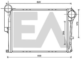 ElectroAuto 36A59018 - INTERCOOLER RENAULT INDUSTRIAL