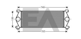 ElectroAuto 36A60010 - INTERCOOLER->APLICACION ORIGINAL RE