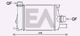 ElectroAuto 36A60017 - INTERCOOLER->APLICACION ORIGINAL DA