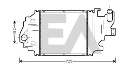 ElectroAuto 36A60022 - INTERCOOLER->APLICACION ORIGINAL RE