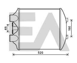 ElectroAuto 36A67001 - INTERCOOLER->APLICACION ORIGINAL SE
