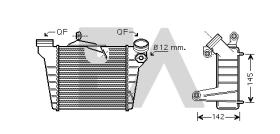  36A67002 - INTERCOOLER VOLKSWAGEN