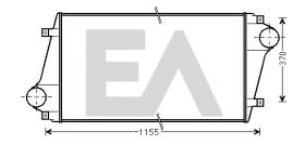 ElectroAuto 36A76005 - INTERCOOLER->APLICACION ORIGINAL VO