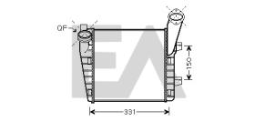 ElectroAuto 36A77027 - INTERCOOLER->APLICACION ORIGINAL PO