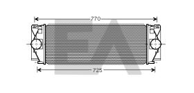 ElectroAuto 36A77031 - INTERCOOLER VOLKSWAGEN