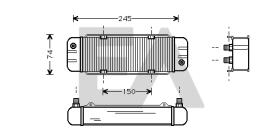 ElectroAuto 37G02001 - RADIADOR ACEITE->APLICACION ORIGINA