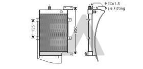 ElectroAuto 37G05002 - RADIADOR ACEITE->APLICACION ORIGINA
