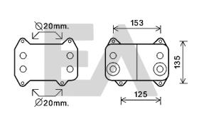 ElectroAuto 37G16002 - RADIADOR ACEITE DAF