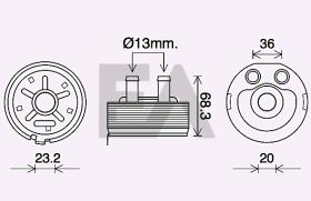 ElectroAuto 37G18002 - RADIADOR ACEITE NISSAN