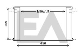 ElectroAuto 37G21004 - RADIADOR ACEITE->APLICACION ORIGINA