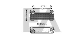 ElectroAuto 37G45001 - RADIADOR ACEITE->APLICACION ORIGINA