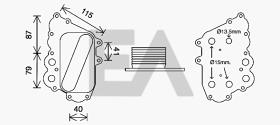 ElectroAuto 37G50036 - RADIADOR ACEITE->APLICACION ORIGINA