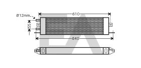 ElectroAuto 37G63001 - RADIADOR ACEITE->APLICACION ORIGINA