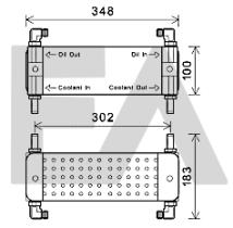 ElectroAuto 37G76002 - RADIADOR ACEITE->APLICACION ORIGINA
