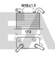 ElectroAuto 37G77017 - RADIADOR ACEITE->APLICACION ORIGINA