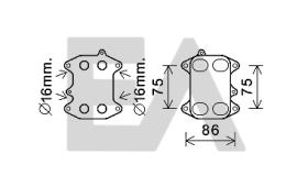  37G77021 - RADIADOR ACEITE VOLKSWAGEN