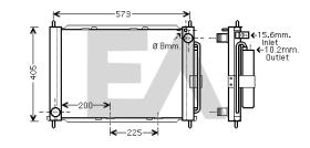 ElectroAuto 38F60005 - MODULO CONDENSADOR/RADIADOR->APLICA