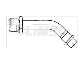 ElectroAuto 39A0026 - RACOR ADAPTADOR 45° BRIDA TRIPAC