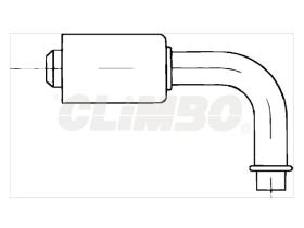 ElectroAuto 39A0060 - RACOR CONDENSADOR TRIPAC 3/8 ESPIGA