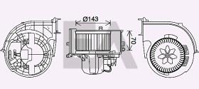 ElectroAuto 42A07016 - TURBINA HABITACULO BMW