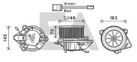 ElectroAuto 42A10006 - TURBINA HABITACULO CITROËN