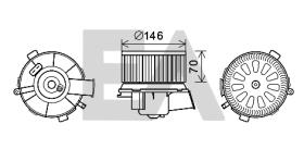 ElectroAuto 42A10012 - TURBINA HABITACULO PEUGEOT