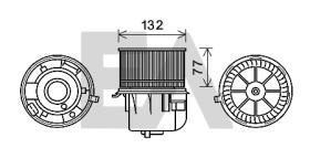 ElectroAuto 42A22007 - TURBINA HABITACULO FORD