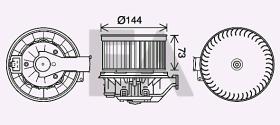  42A22015 - TURBINA HABITACULO->APLICACION ORIG