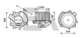ElectroAuto 42A25001 - TURBINA HABITACULO->APLICACION ORIG