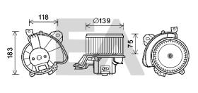 ElectroAuto 42A25010 - TURBINA HABITACULO OPEL