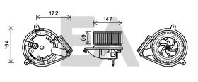 ElectroAuto 42A50010 - TURBINA HABITACULO VOLKSWAGEN