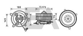 ElectroAuto 42A50015 - TURBINA HABITACULO MERCEDES BENZ