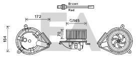 ElectroAuto 42A50021 - TURBINA HABITACULO MERCEDES BENZ