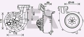  42A54026 - TURBINA HABITACULO->APLICACION ORIG