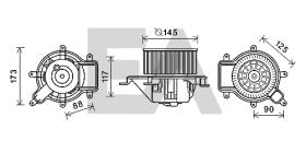 ElectroAuto 42A55014 - TURBINA HABITACULO PEUGEOT