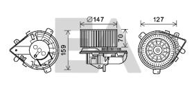 ElectroAuto 42A55018 - TURBINA HABITACULO PEUGEOT