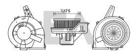  42A67002 - TURBINA HABITACULO VOLKSWAGEN