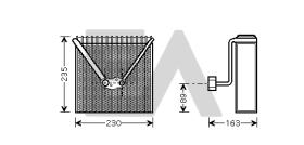  43B02001 - EVAPORADOR->APLICACION ORIGINAL AUD