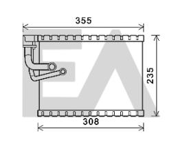 ElectroAuto 43B02010 - EVAPORADOR->APLICACION ORIGINAL AUD