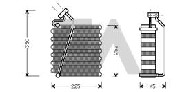 ElectroAuto 43B12004 - EVAPORADOR->APLICACION ORIGINAL CHR